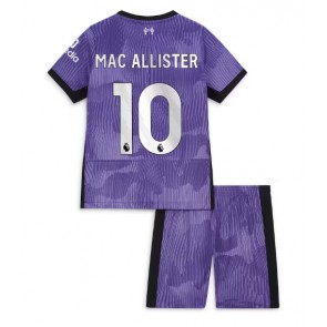 Liverpool Alexis Mac Allister #10 Tredjeställ Barn 2023-24 Kortärmad (+ Korta byxor)